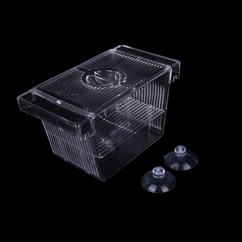 3 Soorten Acryl Clear Visteelt Isolatie Box Betta Vis Aquarium Fokker Aquarium Uitkomen Incubator Vis Huis Thuis: 7x13x8CM