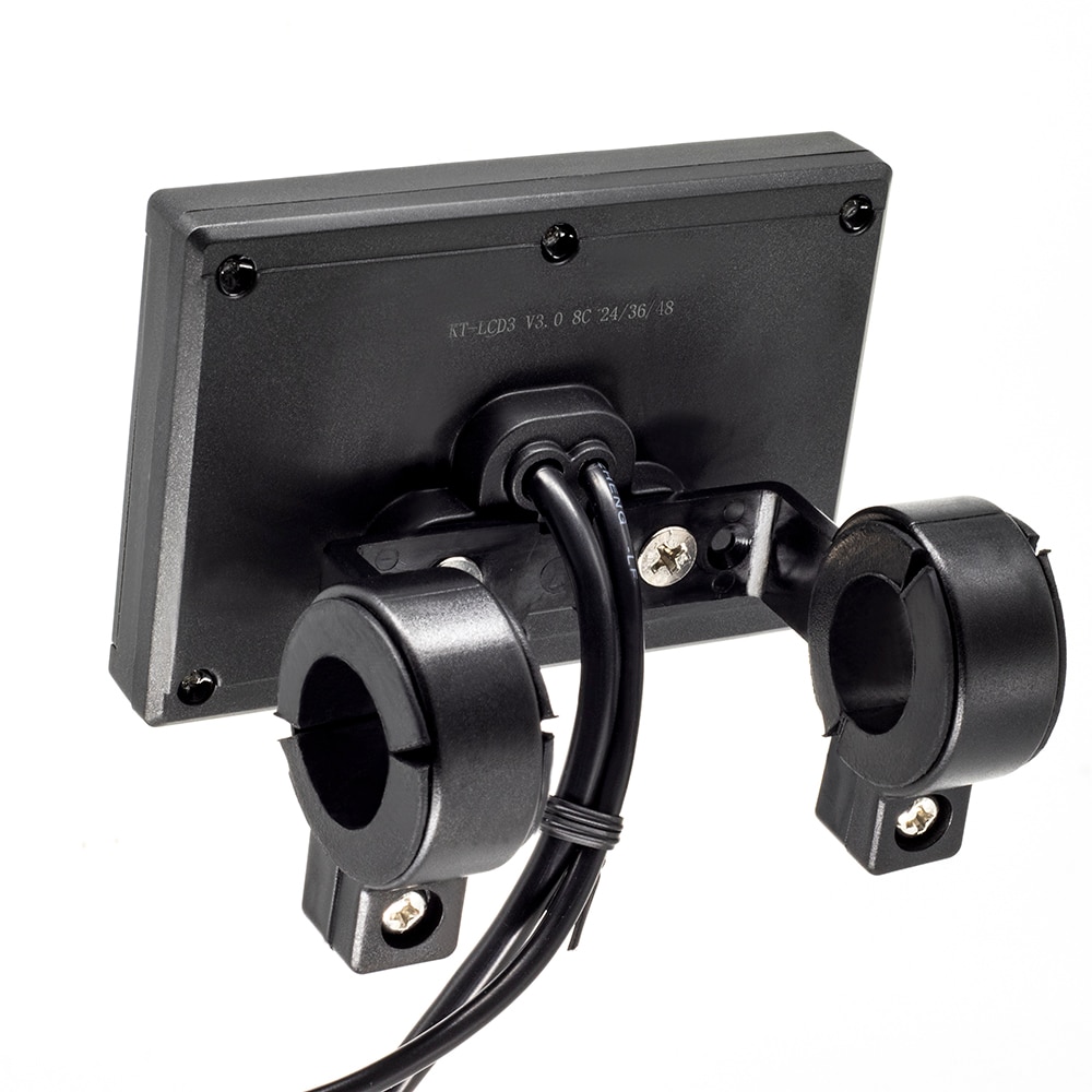 Kt lcd 3 display med sm eller vattentät kontakt 24v 36v 48v elcykel display för kt controller