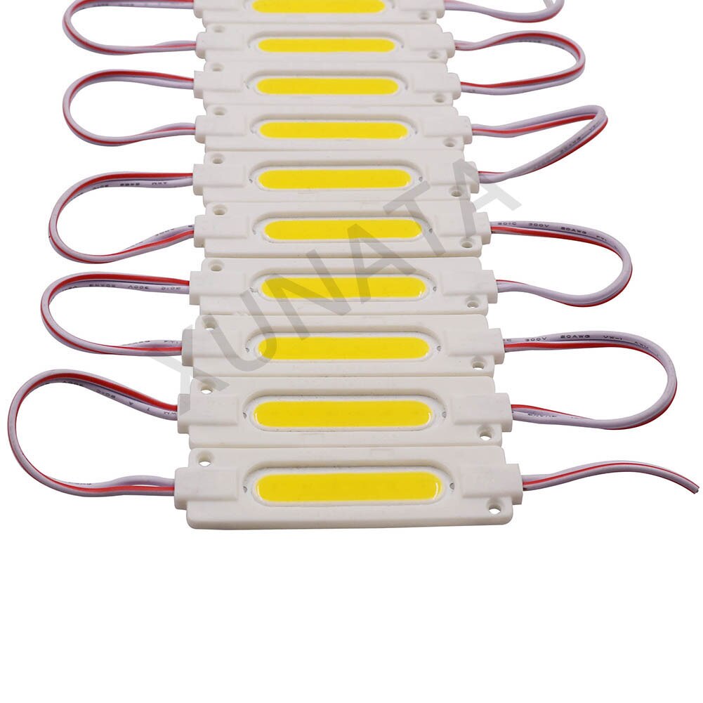 LED Modules Module Injection COB With Lens Waterproof LED Light Module For Sign Letter DC12V 2W IP65 Aluminum PCB