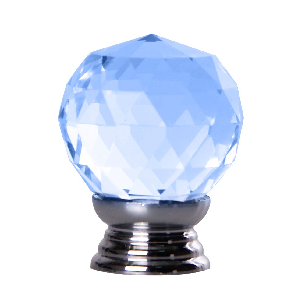 20mm enkele gaten glazen bolgreep meubelgreep dressoirknoppen kristallen kastgreep voor meubelbolgreep