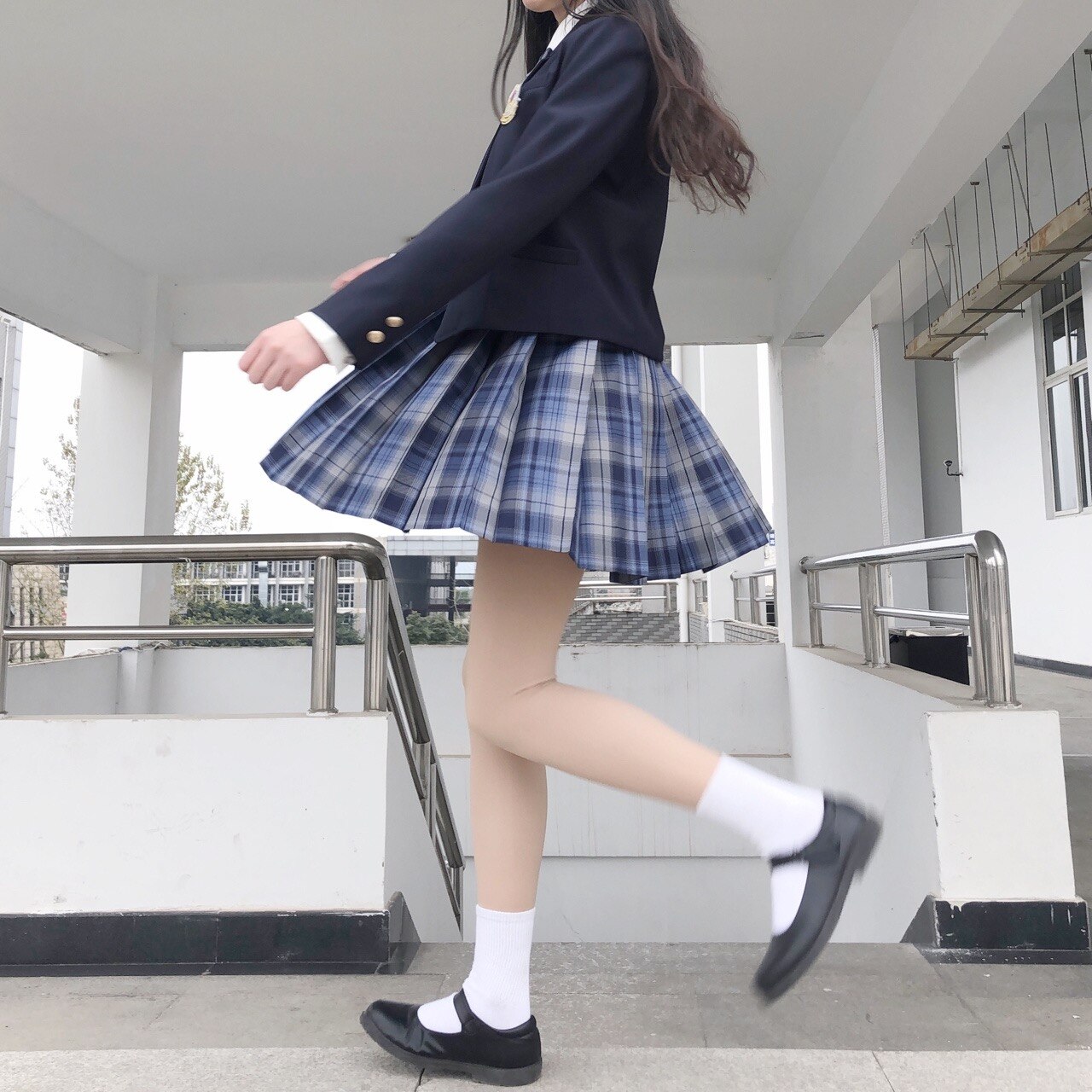 Uniforme escolar japonés para mujer y niña, trajes sin cuello, chaqueta, abrigos de Chaquetas de manga larga, uniforme escolar JK