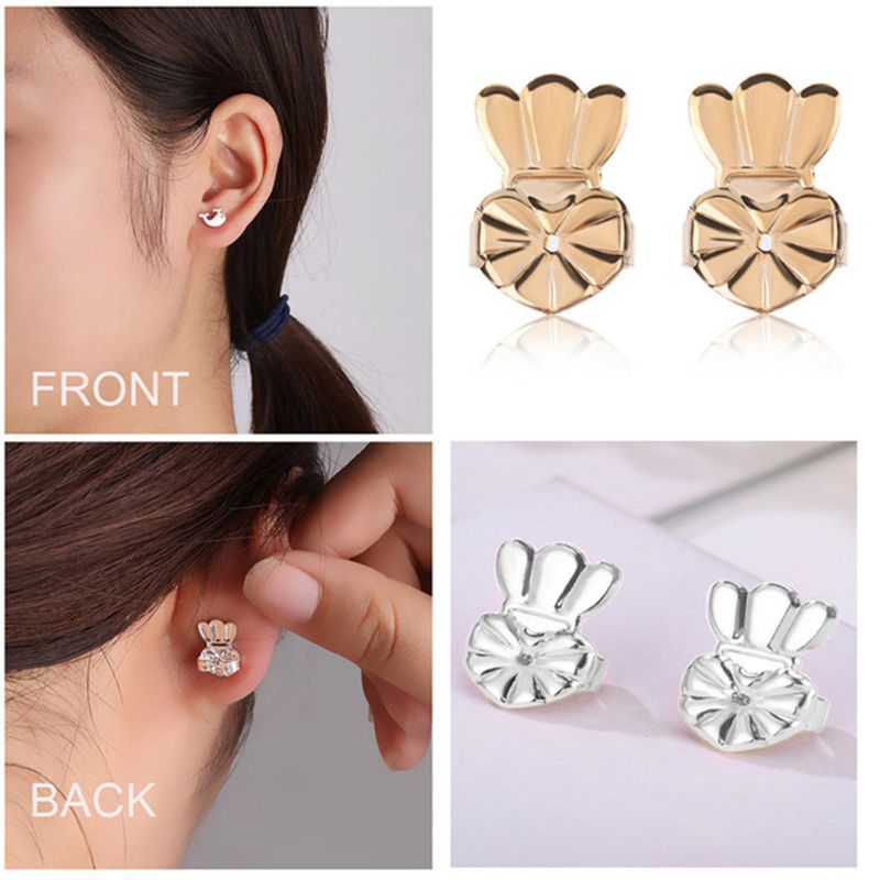2 Pairs Magie Oorbel Lifters Verstelbare Earring Backs Stud Oorbel Accessoires Sieraden Voor Vrouwen Meisjes