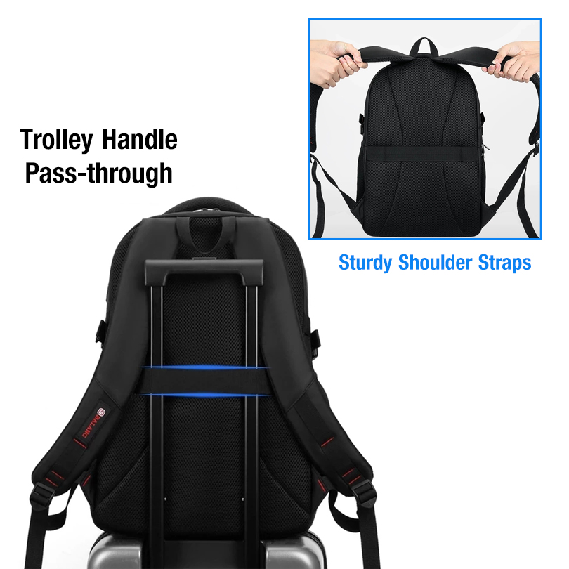Zaino per laptop Uomo Donna Bolsa Mochila per 15.6 17 pollici Notebook Computer Zaino Borsa da scuola Zaino per adolescenti