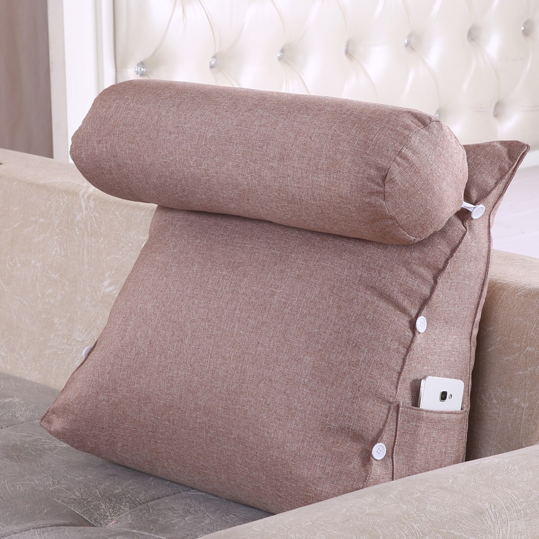Jetcloud Bed Comfortabele Rugleuning 70 x 43 cm Afneembare Relax