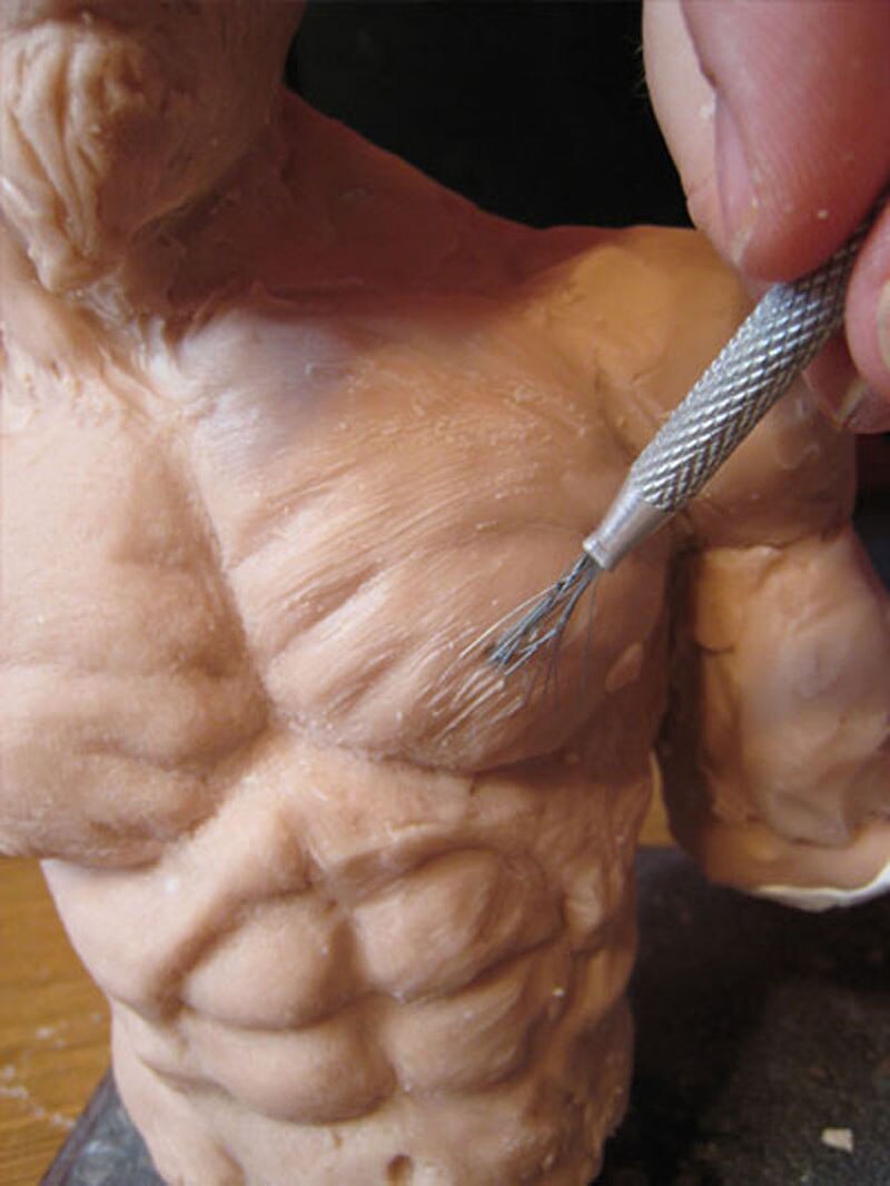 Kemper Feather Wire Texture Tool for Clay Sculpting Modeling Tools