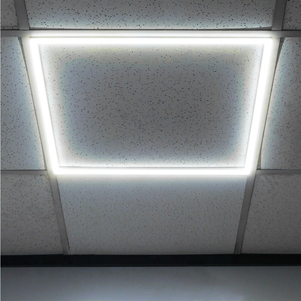 BeMatik-LED-Panel für decken warmes licht 36W 4000-4500K. Rahmen für decke registriert 60x60 cm