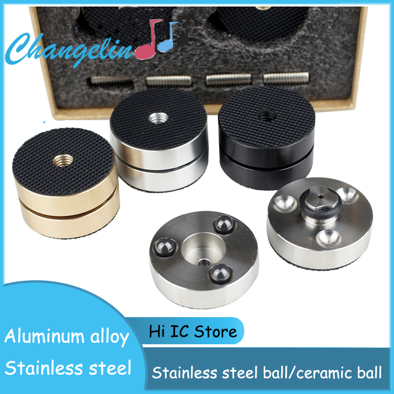 Suporte de alto-falante de áudio hifi, almofada de pé anti-choque, pés de isolamento de pico para amplificador, pré-amplificador dac, alto-falante, reprodutor de gravação de vinil