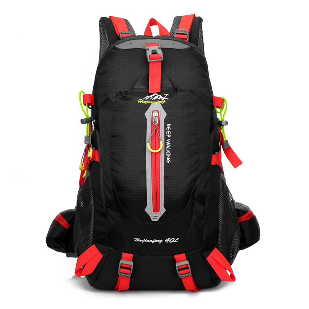 40L wasserabweisender Reiserucksack Camping Wandern Laptop Tagesrucksack Trekking Klettern Rucksäcke für Männer Frauen Wanderzubehör: green