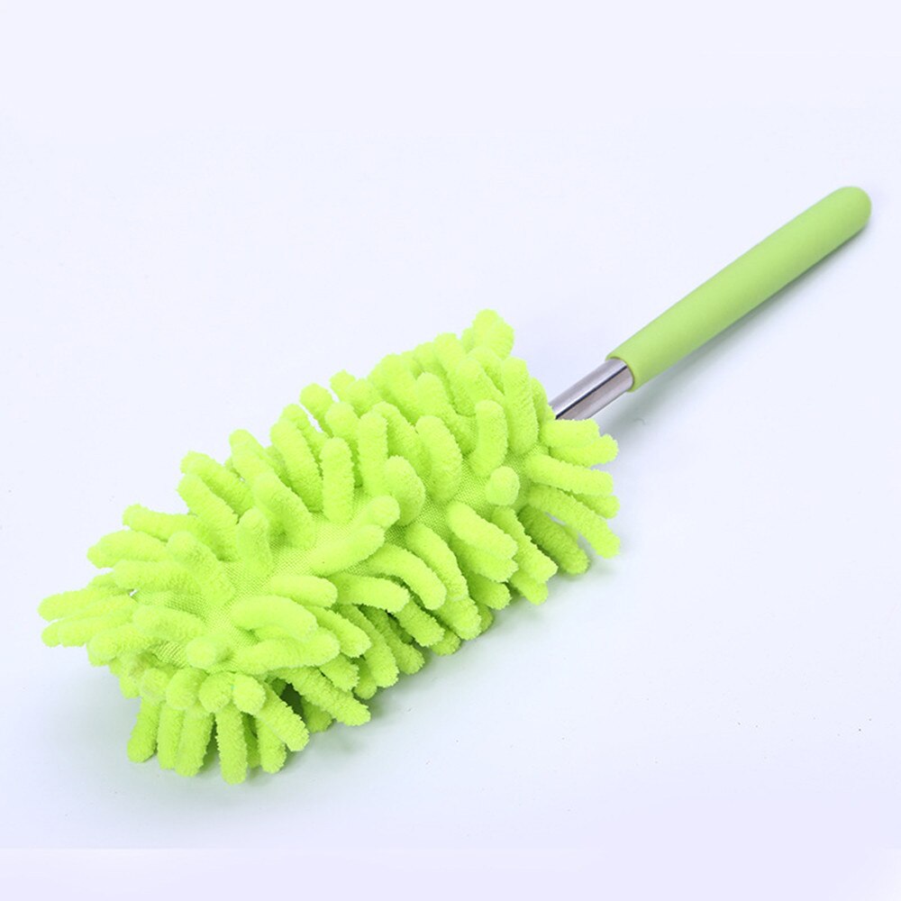 Telescopic Handle Dust Removal Ultra-fine Fiber Duster Anti Dusting Brush Air-condition Car Furniture Cleaning Tool #T1P