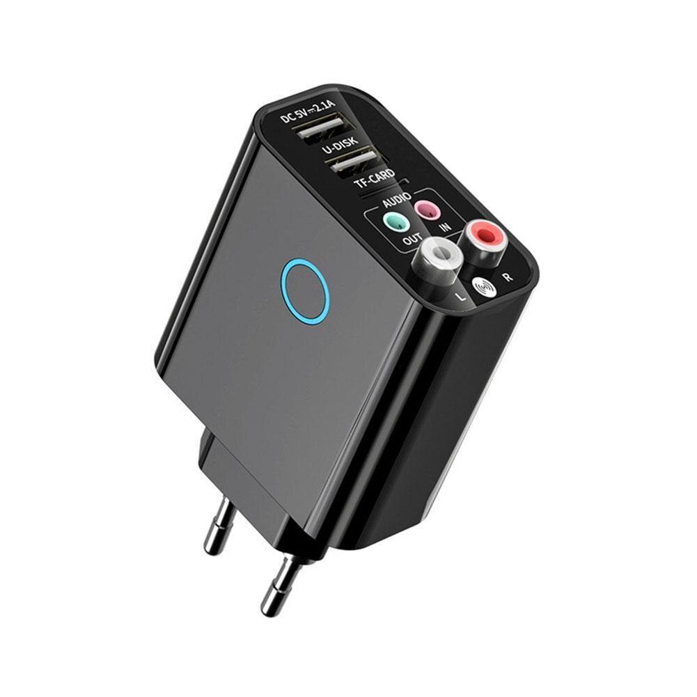 Receptor y transmisor Bluetooth V5.0 2 en 1, adaptador compatible con aplicación inteligente, adaptador de Audio, accesorios para auriculares