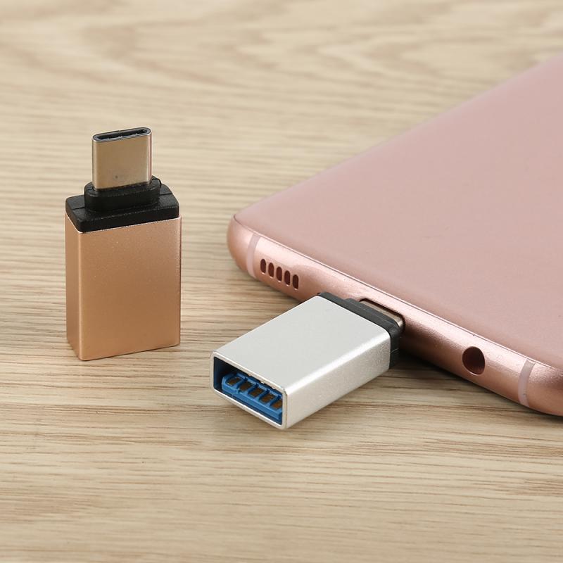 , adaptador de sincronización de datos OTG macho a USB 3/1 hembra tipo C USB-C 5/3,0 Uds., Cable Micro USB para teléfono móvil