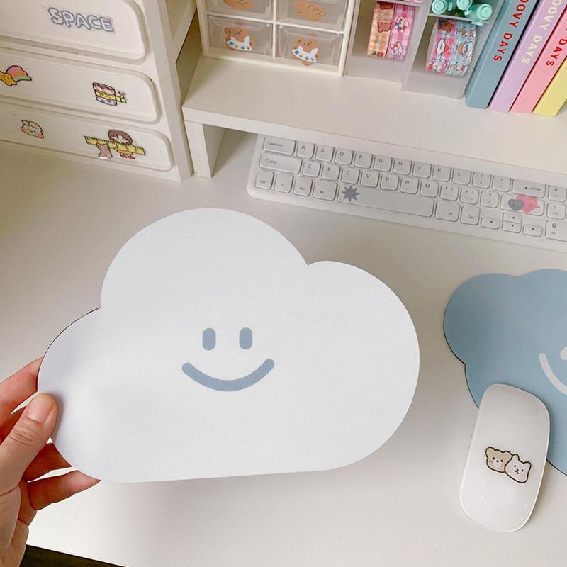 Cute Mouse Pad Small Girl Ins Girl Table Mat Soft Cushion blue Japanese Kawaii Computer Keyboard Mat Non-slip Mouse Pad