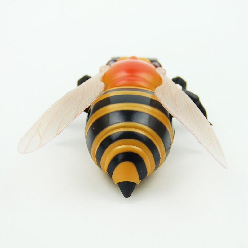 [Funny] Trick toys Remote control animal LED light IR RC insects bee honeybee electronic pet robot model Prank toy joke toy