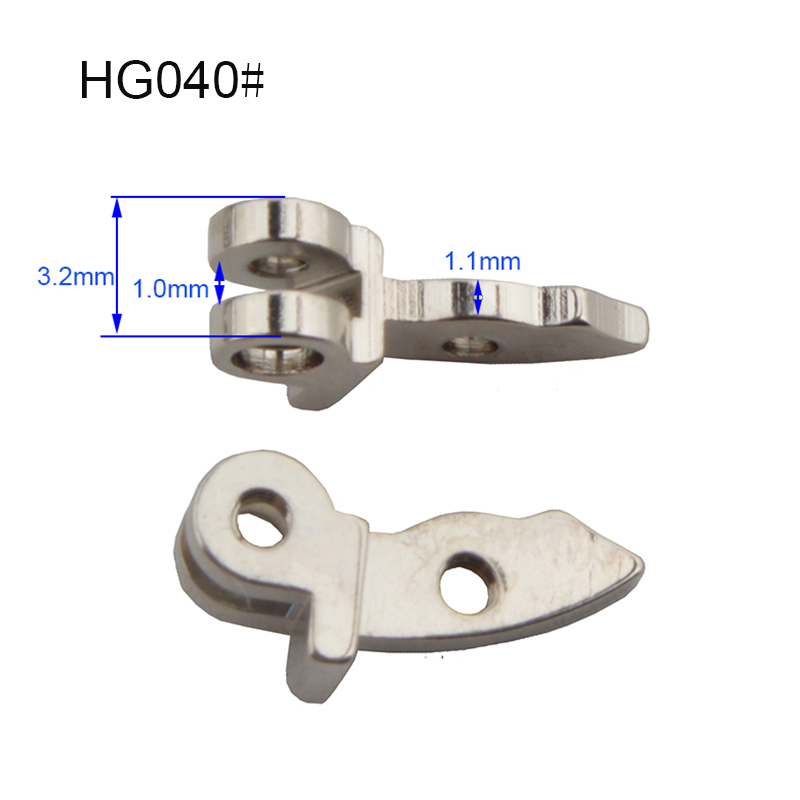 20Pcs (10Pairs) Brillen Scharnier Reparatie Vervanging Bril Enkele Dubbele Tand Scharnier Reparatie Accessoire: Lavendel