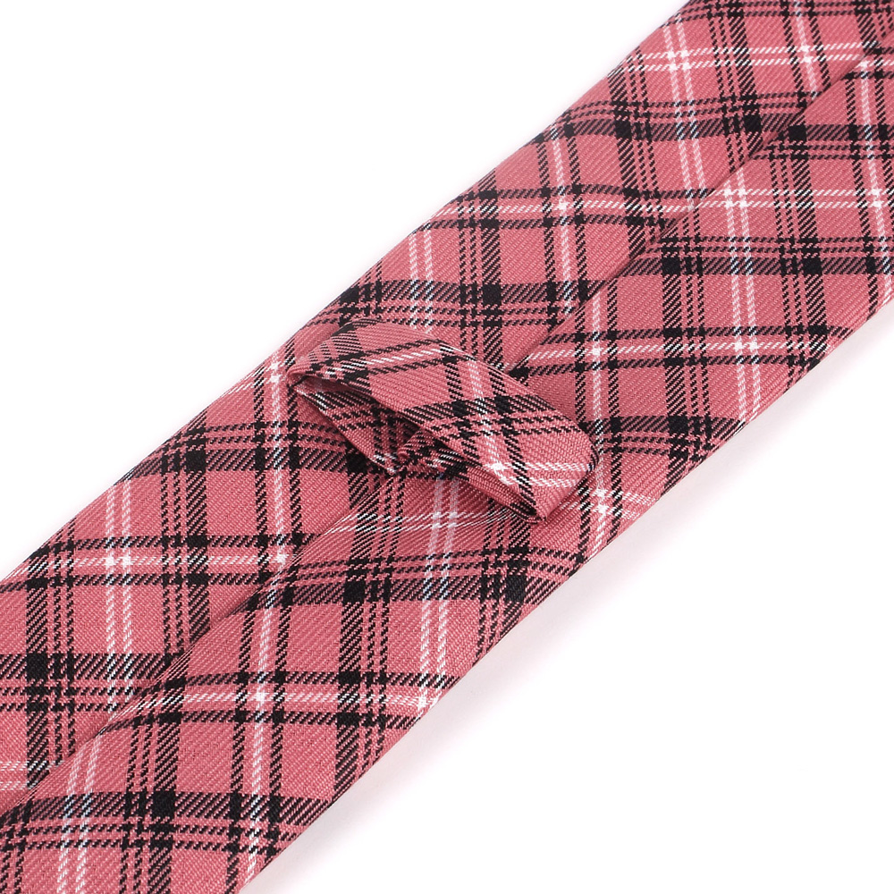 Røde plaid slips til mænd tynde mænd hals slips til bryllup forretning afslappet check slips klassiske dragter slanke hals slips gravatas