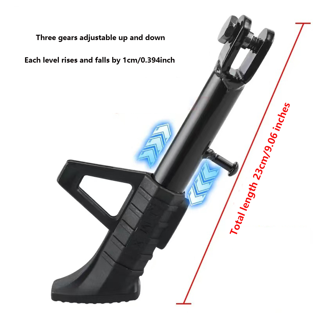 Tripé universal ajustável para motocicleta, suporte lateral de liga antiderrapante para estacionamento, scooter elétrica, dit pit bike: Verde exército