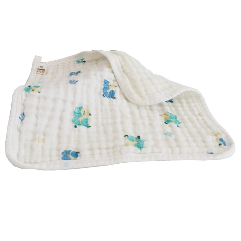 Baby Towel Cotton Square Muslin Baby Towels 6 Layers Water Washing Handkerchief Newborn Baby Nursing Towel 30*30cm: 4