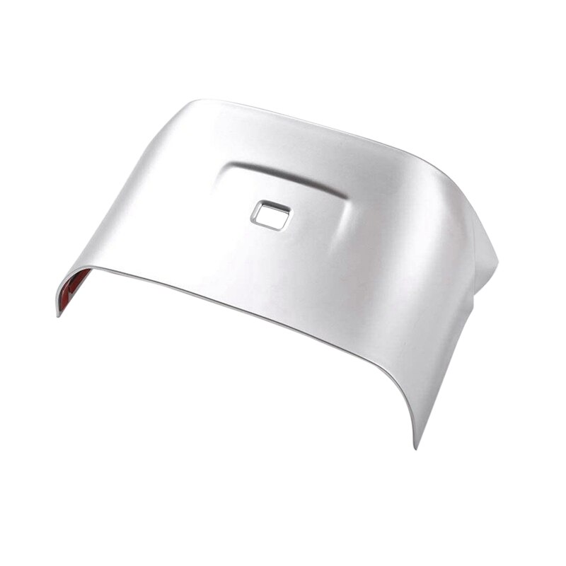 Abs bil bakre luftutlopp under kick cover trim för alfa romeo giulia (silver)