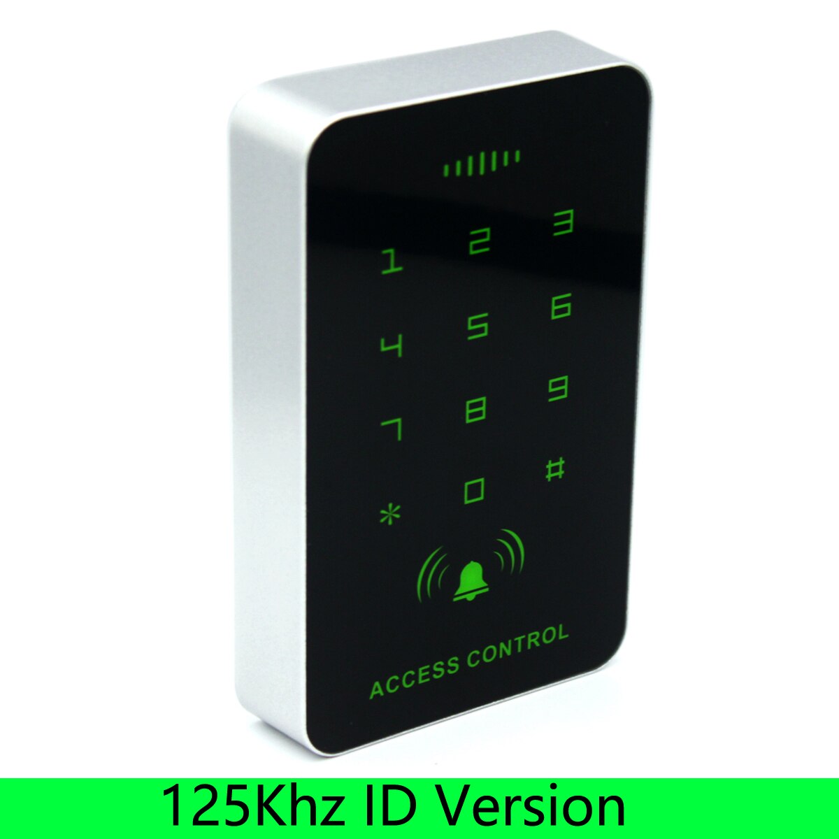 13.56Mhz RFID Backlight Wiegand Input Touch Screen Proximity Card Keypad Access Control EM MF Card Reader Door Gate Lock Opener: 125Khz ID Version