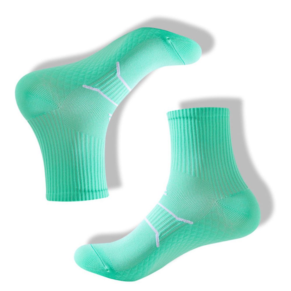 1Pair Middle Tube Socks Cycling Socks Sport Socks Bike Socks Boat Sock Athletic Cycling Socks Travel Socks Sports Supplies: green men