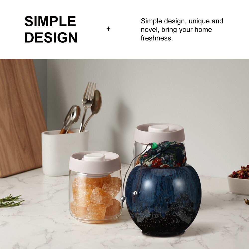 1 Pc 250Ml Grote Capaciteit Voedsel Kan Duurzaam Snoeppot Slijtvaste Verzegelde Pot