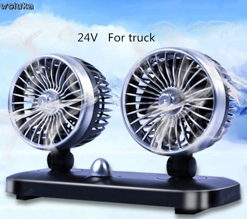 Car fan 24V large truck powerful car with 12V fan air conditioning fan car mute small fan CD50 Q04: B