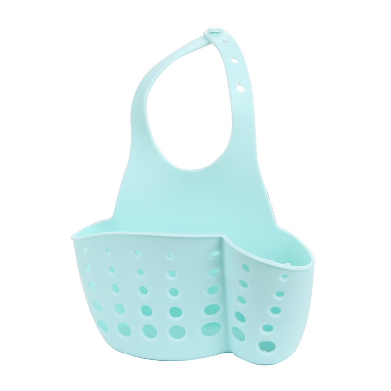 Portátil inicio cocina baño fregadero esponja PVC colgante Rack de drenaje grifo cubeta de almacenamiento estantes titular de herramientas FBE3
