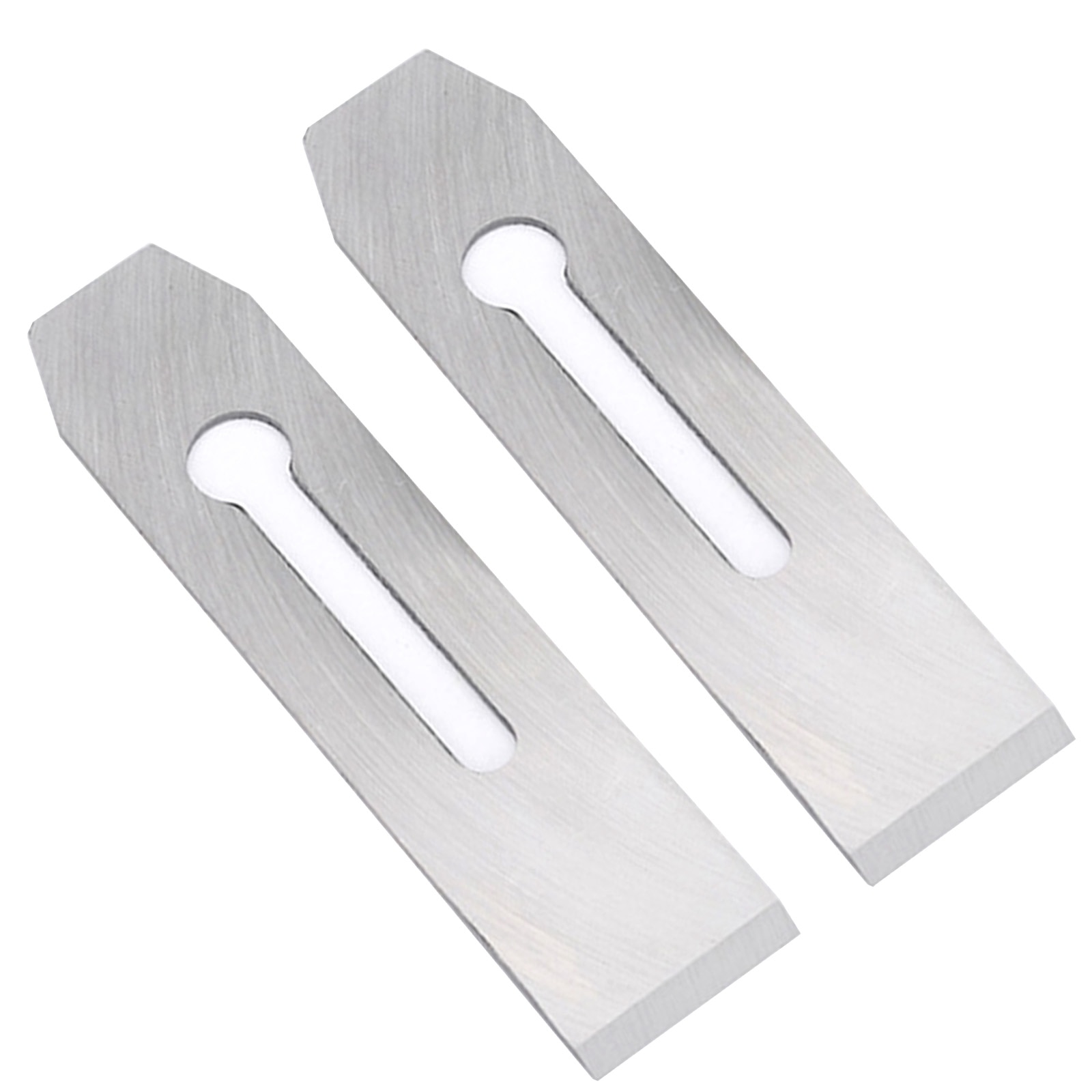 2pcs High-carbon Steel Plane Blade Replacement for Woodworking Hand Planer Tool Wood Planer Hand Blades