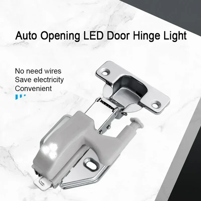 Universele LED-kastlamp Keukenlamp Binnenscharnierlicht Geschikt voor kasten Slaapkamer Keukenkast Nachtlampje