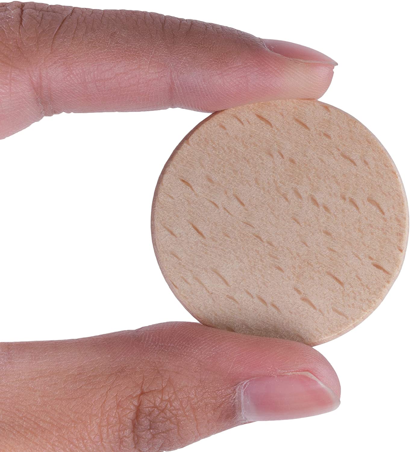 10pcs Round Discs Natural Round Wood Slices Circles with Tree Bark Log Discs for DIY Crafts Wedding Party Decoration