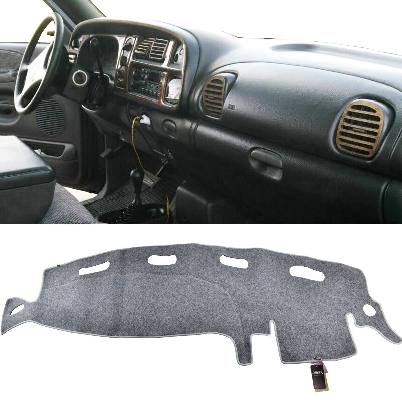 Voor Dodge Ram 1500 2500 3500 1998 - 2001 Dashmat Dashboard Cover Dash Mat Beschermende Zonnescherm Vel Tapijt Styling 1999 2000: Grey Ram 98-01