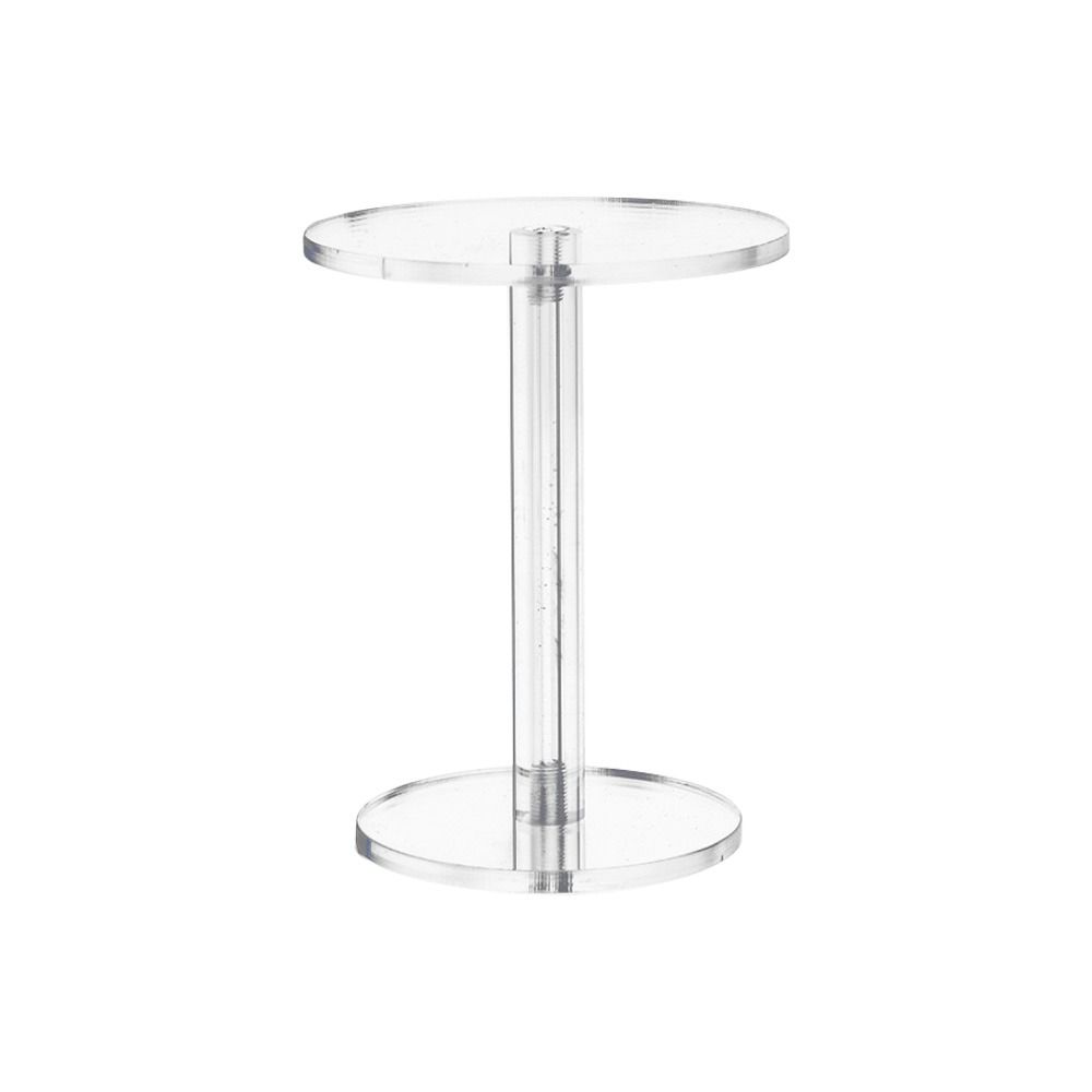 Storage Rack Round Jewelry Blind Box Display Stand Acrylic Clear Bracelet Organizer Jewellery Cosmetic Holder: black