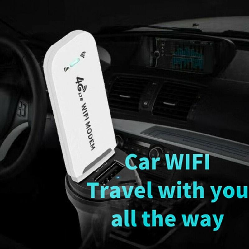 4G LTE Wifi USB módem 3g 4g Usb Dongle Wifi para coche Router 4g Lte Dongle adaptador de red con ranura para tarjeta Sim apoyo B1 B3 frecuencia