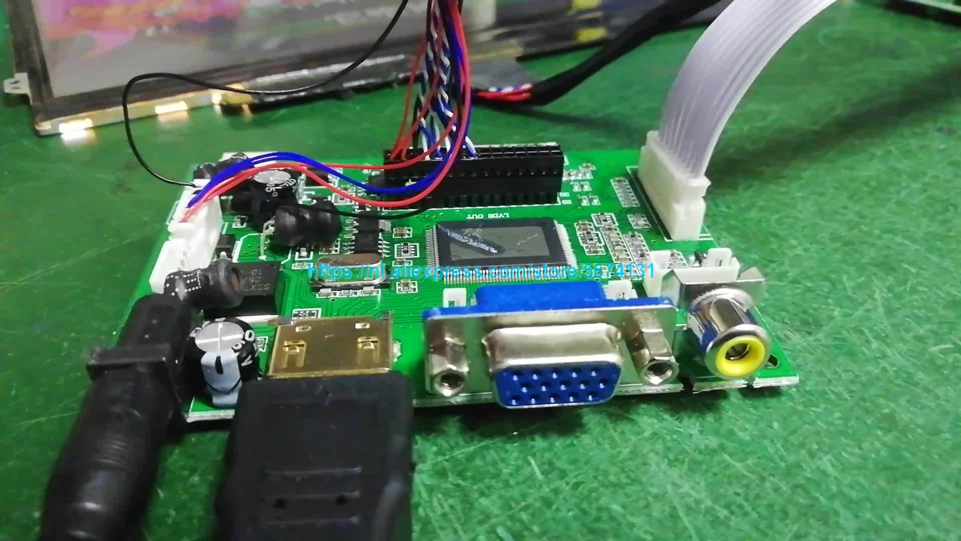 Nieuwe Lcd-scherm 7 pollici 1024*600 7300101463 E231732 7300130906 TFT 50 Spilli Bordo di autista del tenere sotto controllo 2AV HDMI VGA