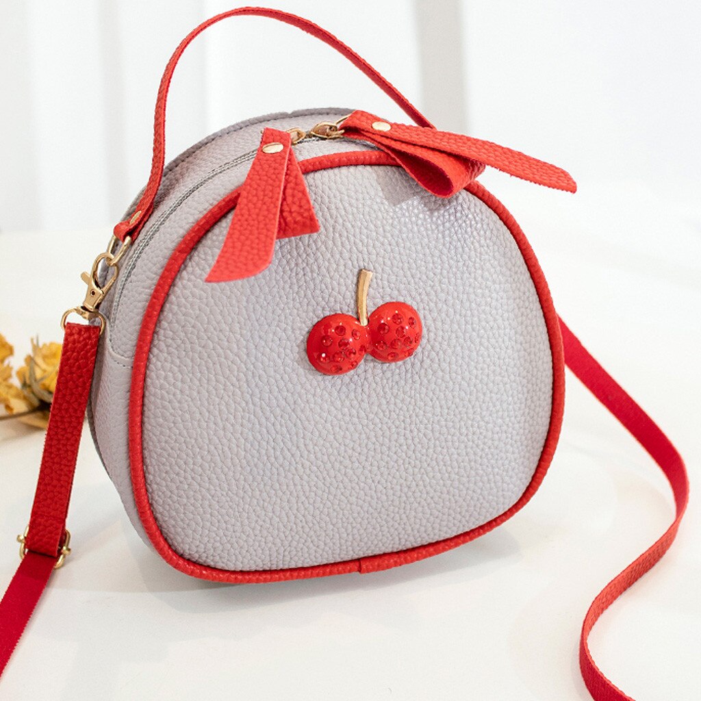 OCARDIAN Handbag Trend Women's Hit Color Portable Bag With Zipper Lady Cherry Shoulder Bags May22