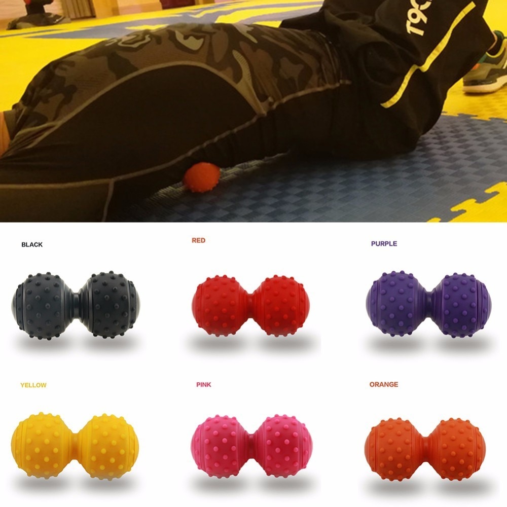 Trigger Point Spiky Massage Ball Massage Roller Sport Fitness Hand Back Neck Myofascial Release Pain Relief Fasciitis