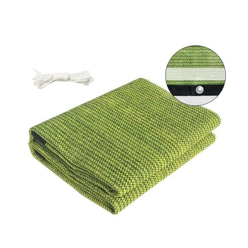 Emerald Green Succulent Sun Shade Net Balcony Courtyard Awning 50%-70% Shading Rate Sunshade Sail Various Size
