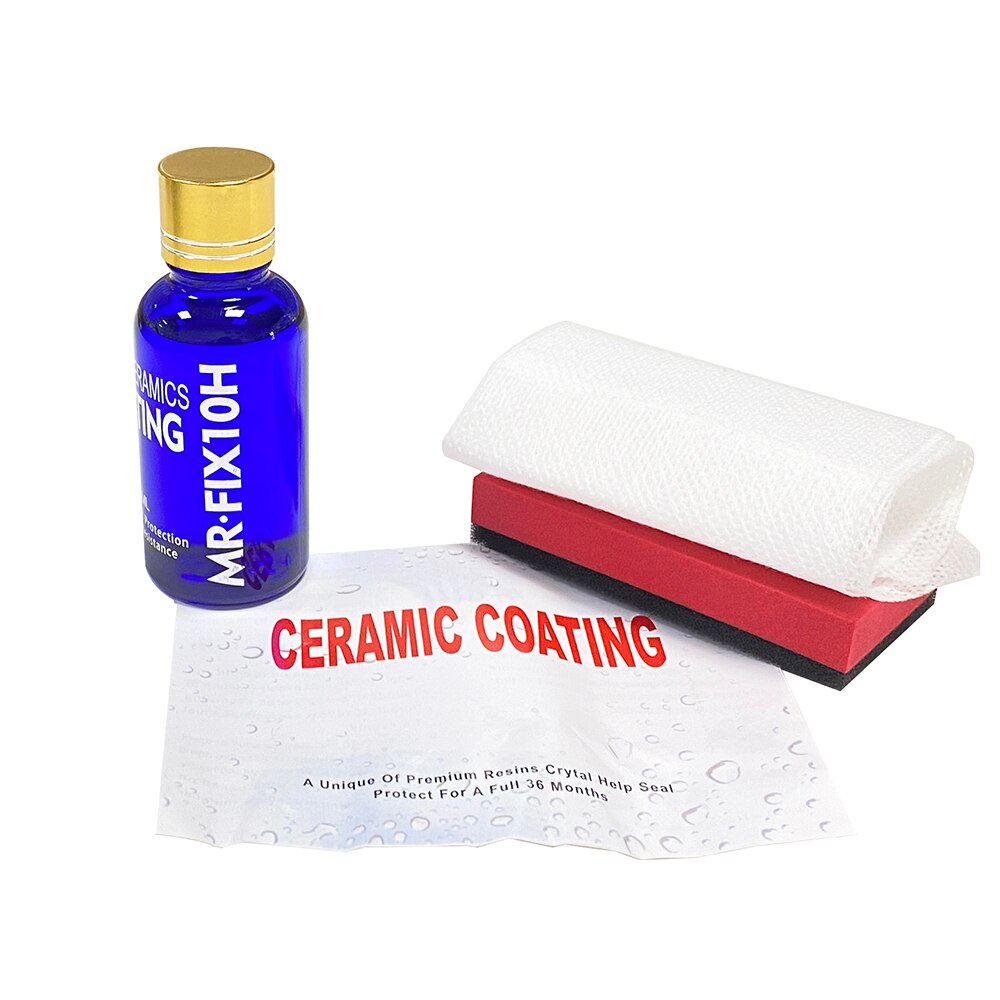 Pintura hidrofóbica líquida para el cuidado de la pintura, recubrimiento de vidrio cerámico automotriz anticorrosión, y antioxidación antiarañazos, 30ml, 10H: Default Title
