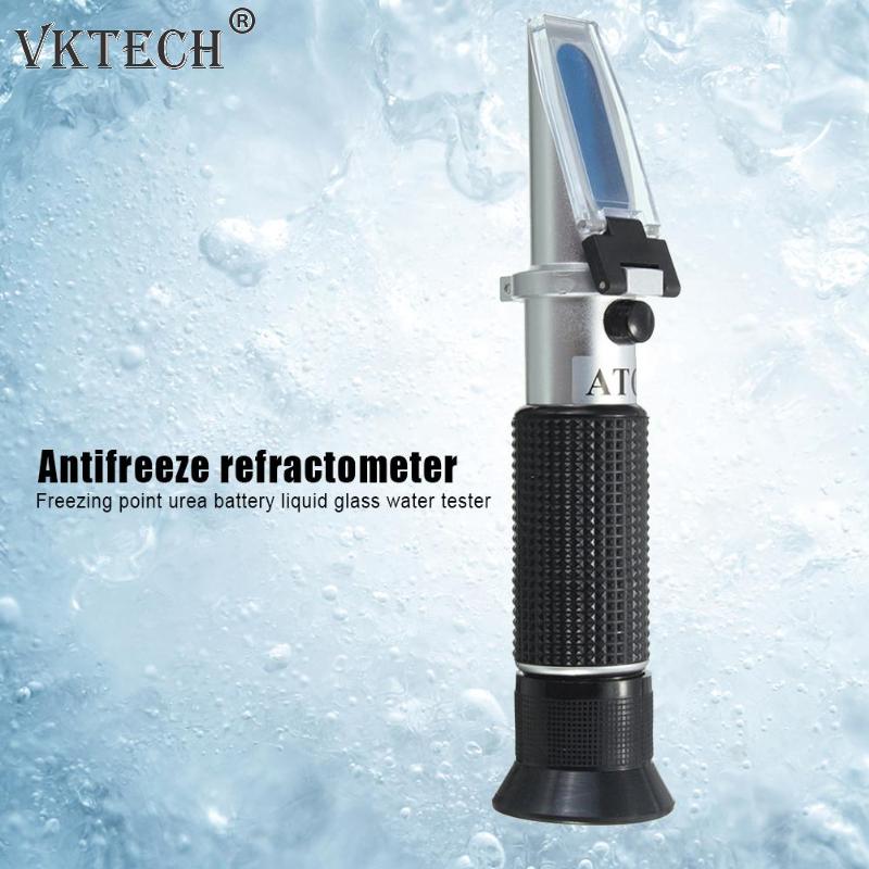 ATC Auto Battery Refractometer Engine Fluid Glycol Antifreeze Freezing Point Car Battery Refractometer Antifreeze Tester