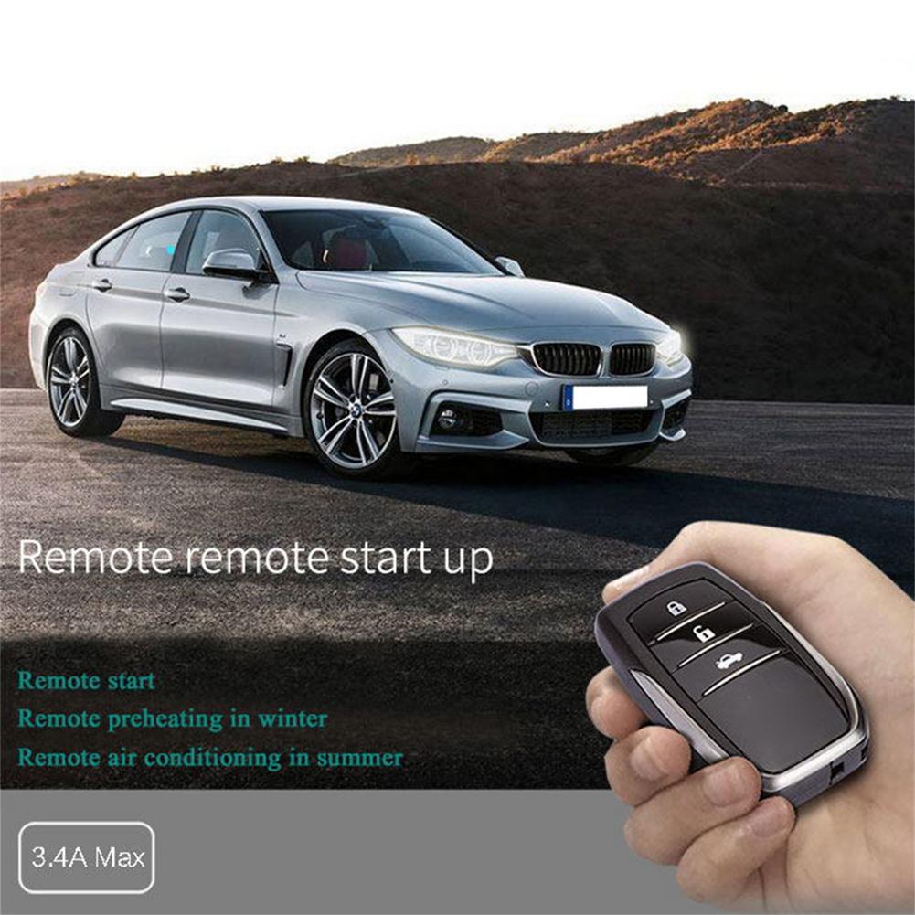 12V Car SUV Keyless X5 Remote Control Entry System Engine Start Alarm System Push One-button Start System Remote Starter Stop