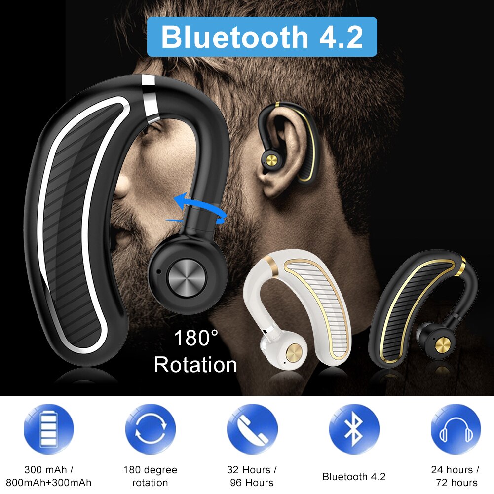 K21 affaires Bluetooth 4.2 casque Sport sans fil écouteur anti-transpiration Fitness Bluetooth écouteurs affaires suspendus oreille casque