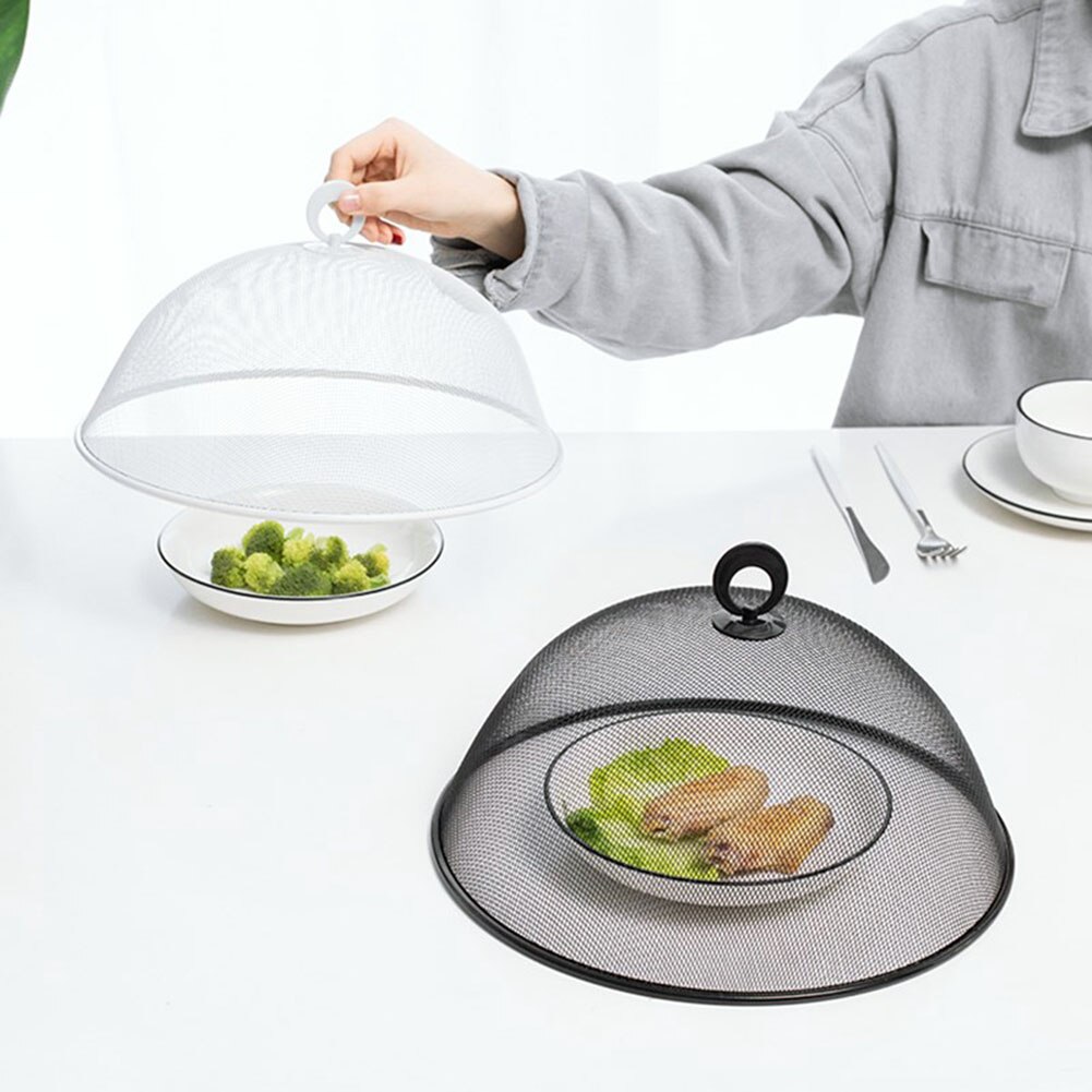Kotitalouksien pyöreä muoto verkko ruoka kansi pestävä suoja kansi piknik grilli osapuoli anti lentää hyttysverkko teltta keittiö gadgetit