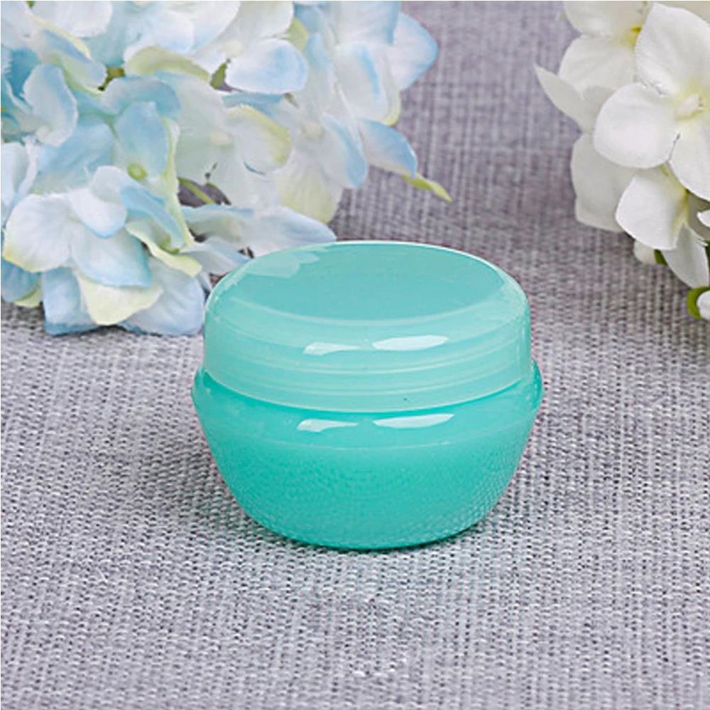 20 pz 5g 10g 20g 30g Vasetti Vuoti Campione Vaso Cosmetico Vasi Per Trucco con Coperchio Interno Crema Per Il Viso In Plastica Campione Contenitori Da Viaggio: green / 18ml