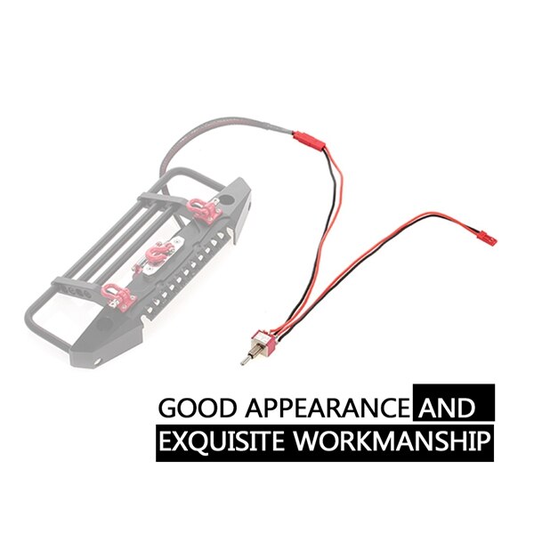 Commutateur de treuil monté par châssis en métal de mise à niveau de pièces de voiture de RC pour 1/10 voiture d'escalade TRAXXAS TRX4 AXIAL SCX10 REDCAT HSP camion de voiture de RC