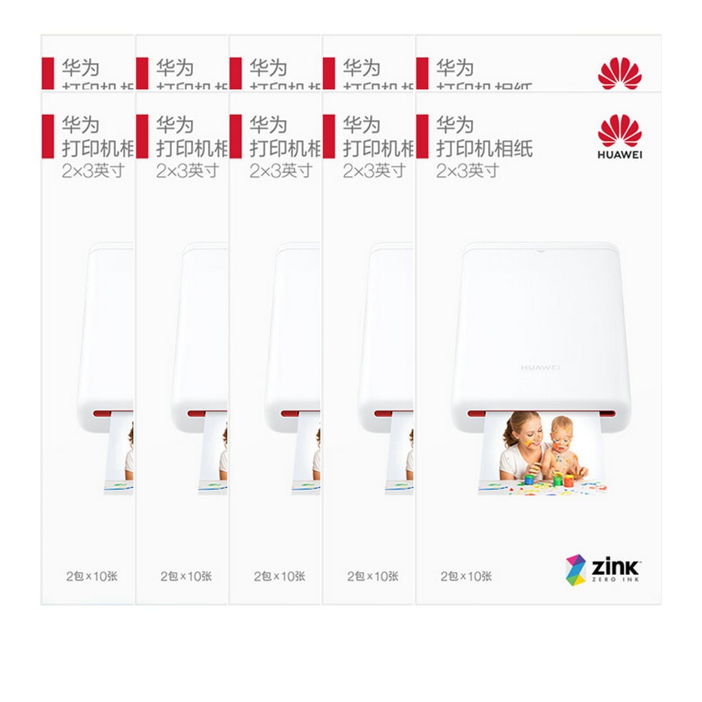 Huawei Zink 2*3 zoll 50*76mm Foto Papier Für Huawei Drucker HP Kanon zoemini LG PD261 251 233 239SP