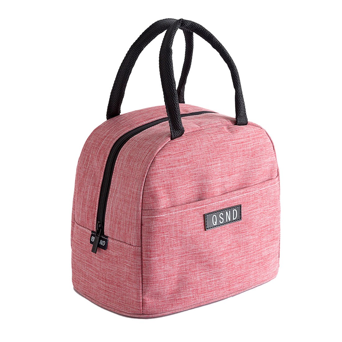 Hot Vendas de Alimentos À Prova de Óleo Sacos de Piquenique Portátil Sacos de Tote Da Forma Bento Estudante Almoço Térmica Tote Almoço Isolados Sacos De Armazenamento: Pink