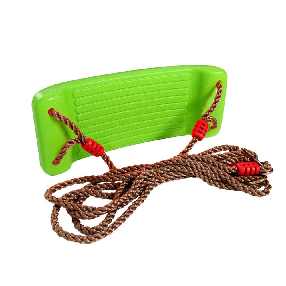 Outdoor Swing Toys for Children Indoor Swing Rope Seat Molded For Kids Enjoy Flowers Birdsong Garden Toy Swings: GREEN style