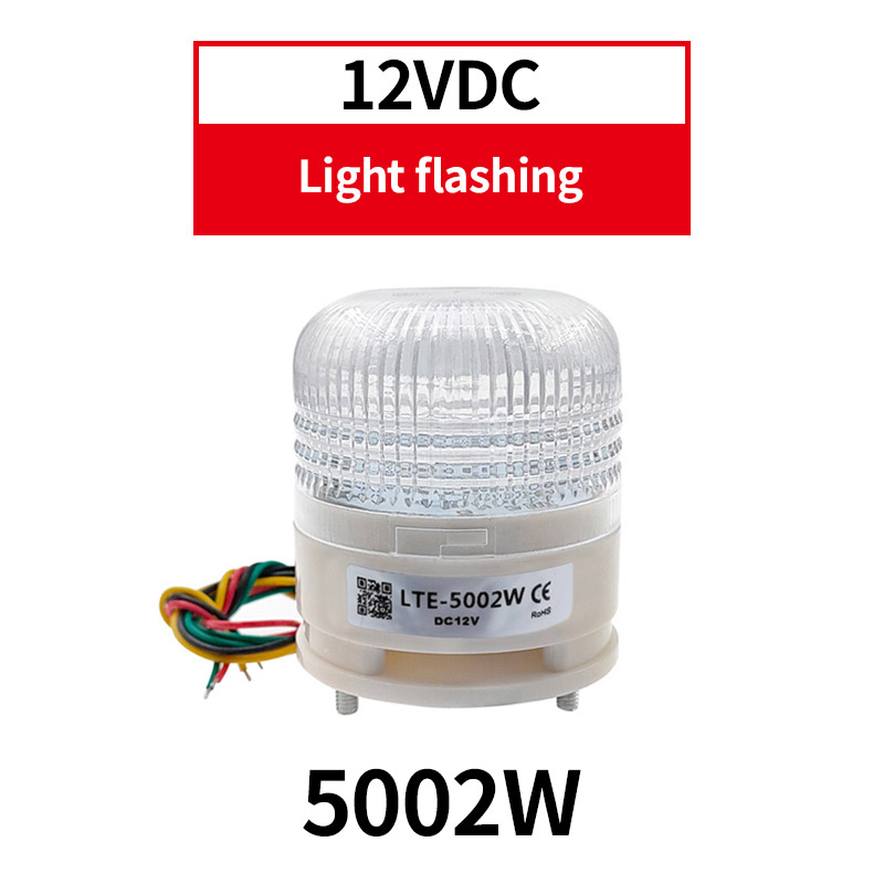 LTA5002 12 V 24 V 220 V 3 Farbe Strobe Signal Warnlicht Magnet Anzeige Licht LED Lampe Kleine blinkende Summer Sicherheit Alarm: Brown