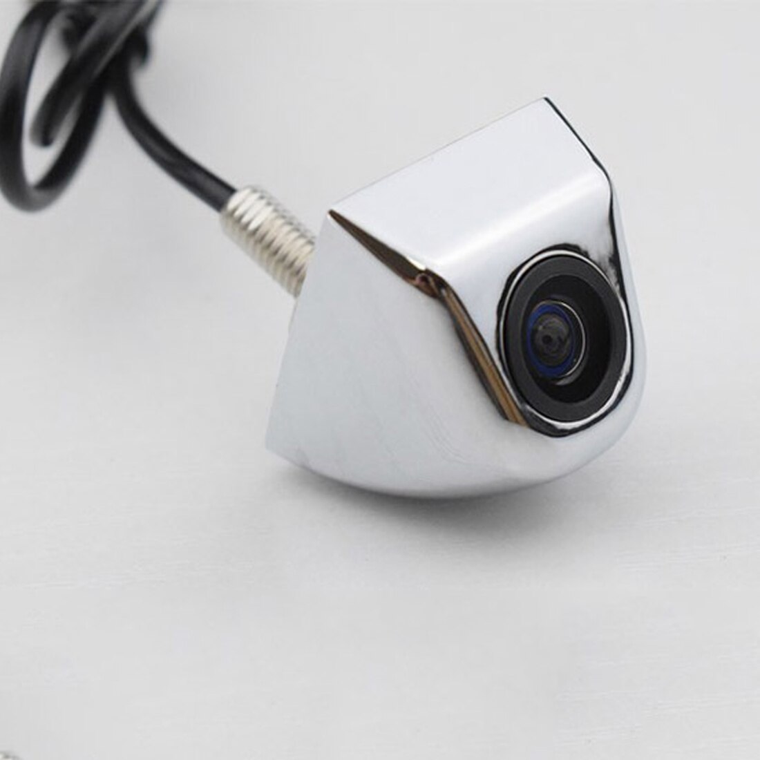 Marsnaska, , cámara de visión trasera de coche, respaldo de 170 grados, cámara de marcha atrás de aparcamiento para Monitor GPS, cámara de visión trasera: Plata
