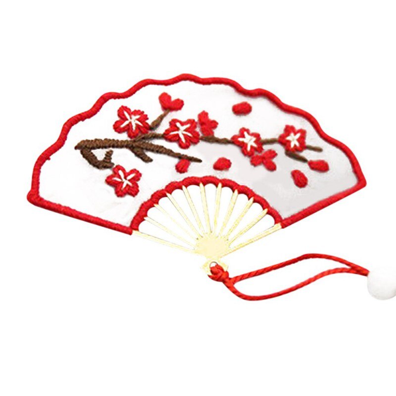 DIY Material Package Antique Bookmark Classical Self-embroidered Bookmark Material Package Embroidery Kit Embroidery Handmade: C2